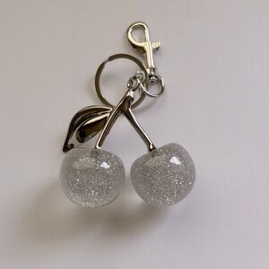 ☀️Silver Cherry 🍒 Bag charm/keychain